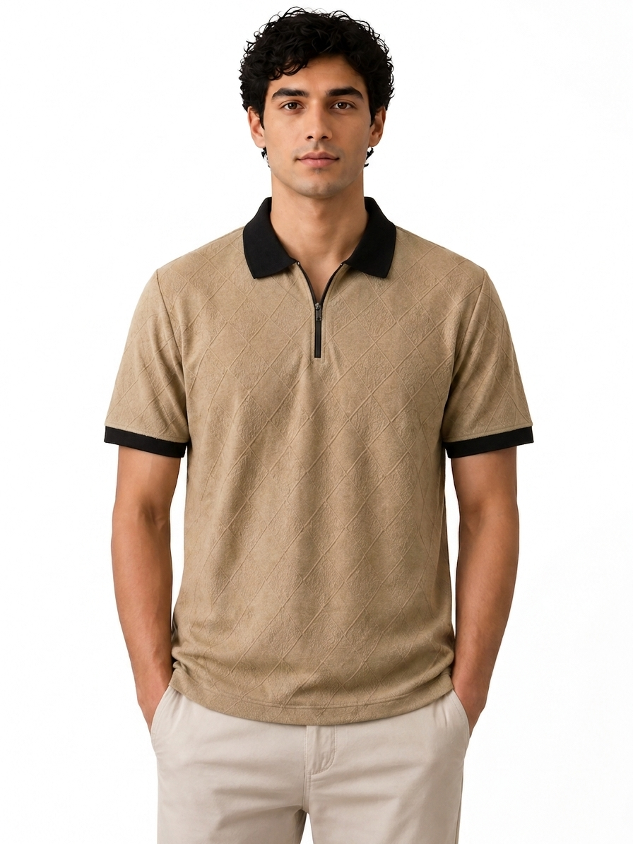 Pack of 2 Polo (Citizen Brown/BLK  && Diamd Beige/BLK ) - Deal