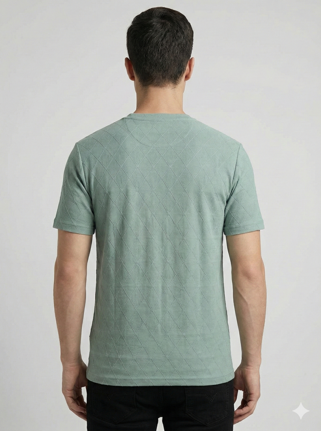 Crazybee <> Textured Diamond_ Sage Green