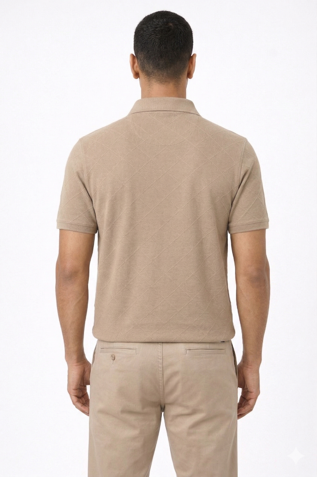 Men's Beige polo t-shirt - MavinClub Crazybee