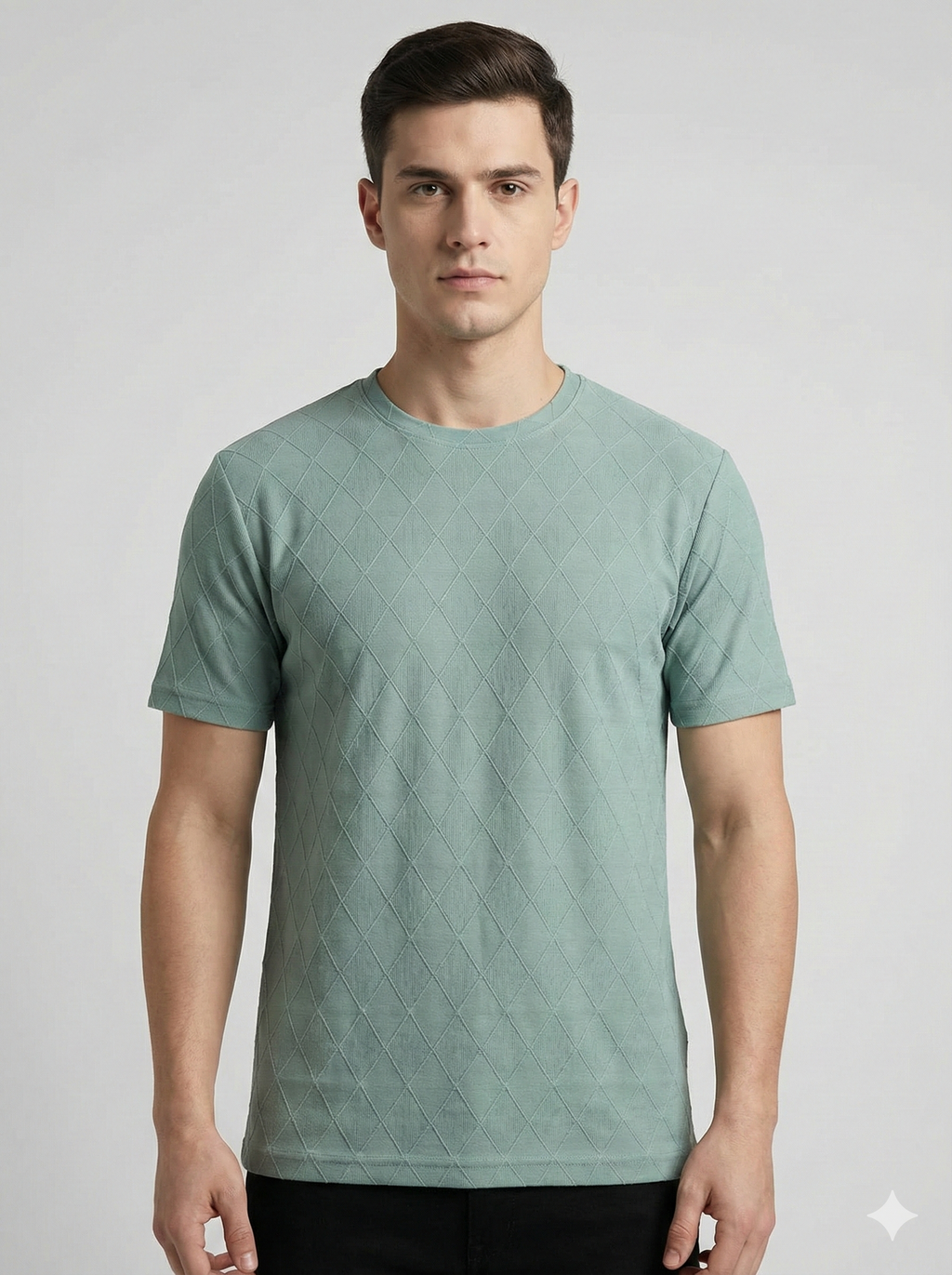 Crazybee <> Textured Diamond_ Sage Green