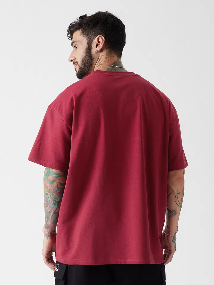 Crazybee<> Plain Maroon Tshirt