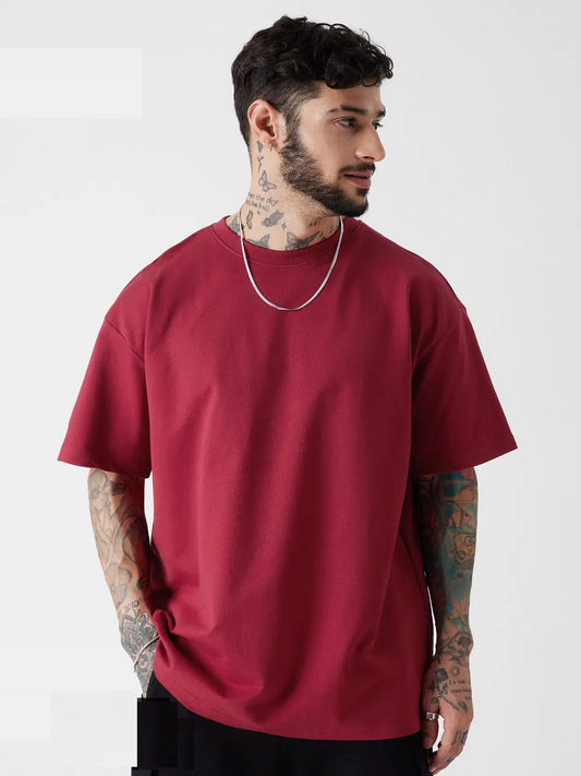 Crazybee<> Plain Maroon Tshirt