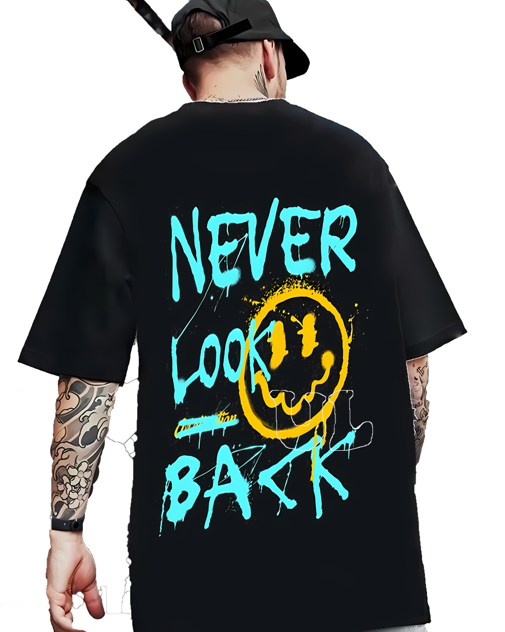 Best Oversize tshirt for men trendy back printed down shoulder baggy fit Mens branded trending off Shoulder best printed tees