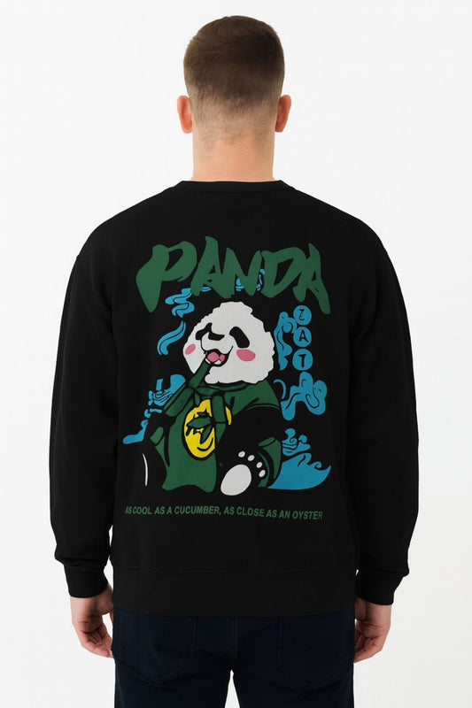 CrazyBee Back Printed <> Panda Cool Sweatshirt