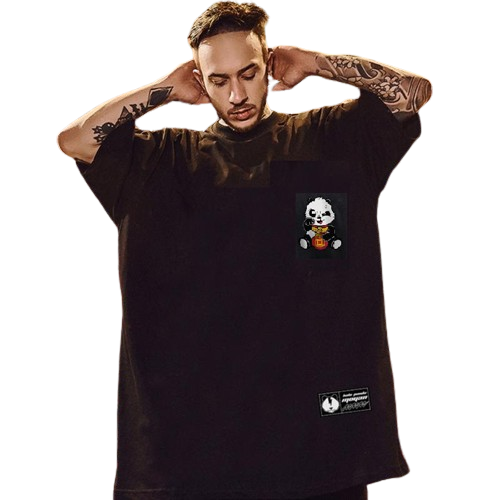 Oversized red t-shirt for men - MavinClub