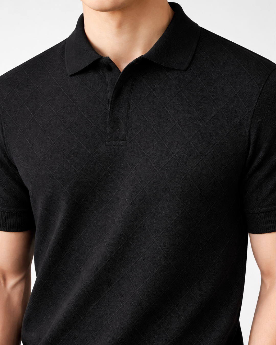 Crazybee <> Diamond Texture _ Polo Black