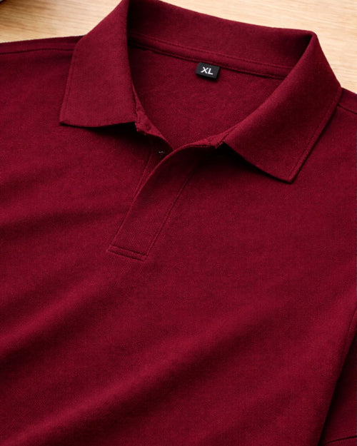 Pack of 2 Maroon, Black t-shirts combo for men - MavinClub