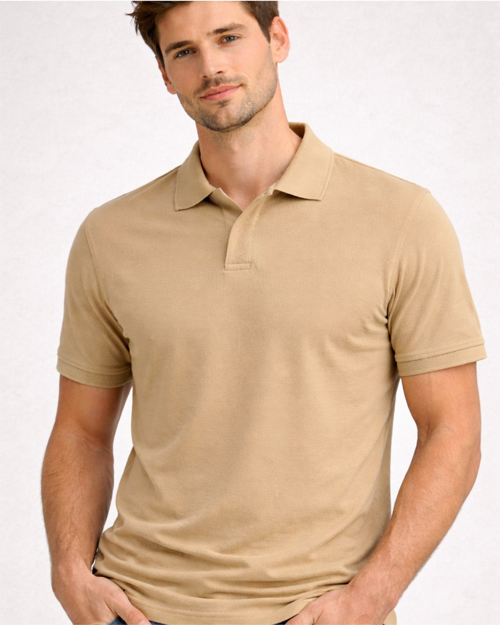 Pack of 2 Black, Beige t-shirts combo for men - MavinClub