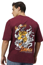 Maroon, Blue t-shirt for men - MavinClub Crazybee