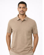 Men's Beige polo t-shirt - MavinClub Crazybee