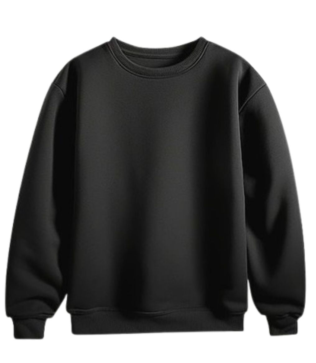 Crazybee  Fleece <> Black Sweatshirt