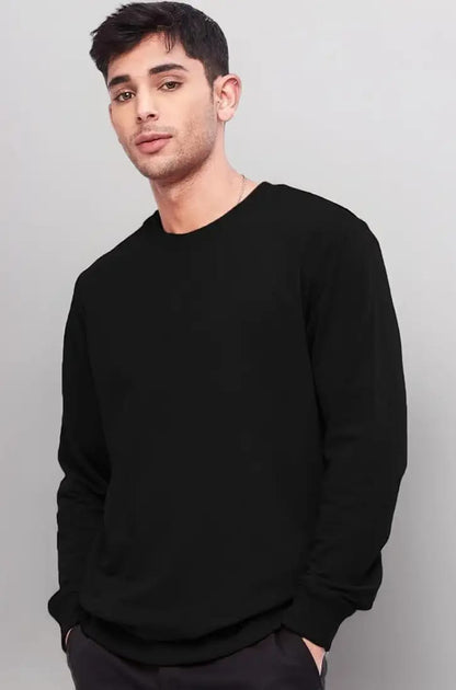 Crazybee  Fleece <> Black Sweatshirt