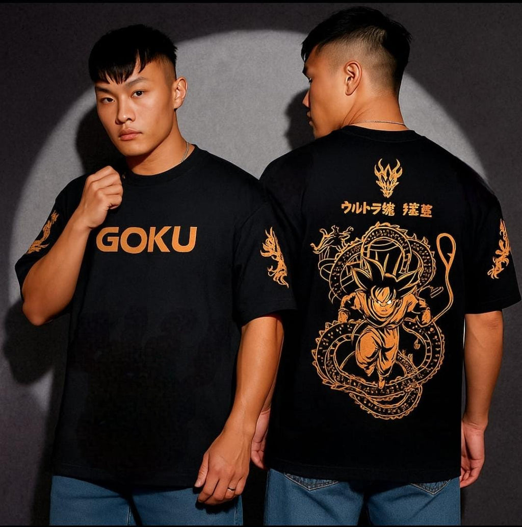 CrazyBee Premium T-shirt Black - GOKU