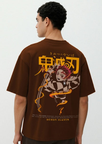 CrazyBee Cotton T-shirt <> Demon Slayer