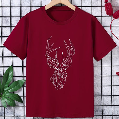 Maroon t-shirt for men - MavinClub Crazybee