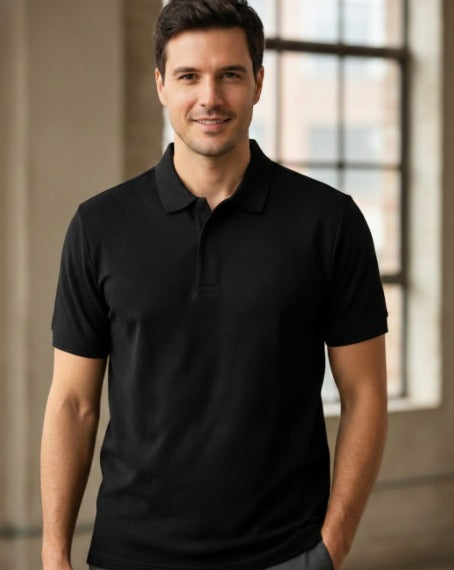 Crazybee <> Diamond Texture _ Polo Black