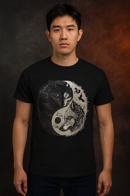 Crazybee Black Tshirt > WOLVES