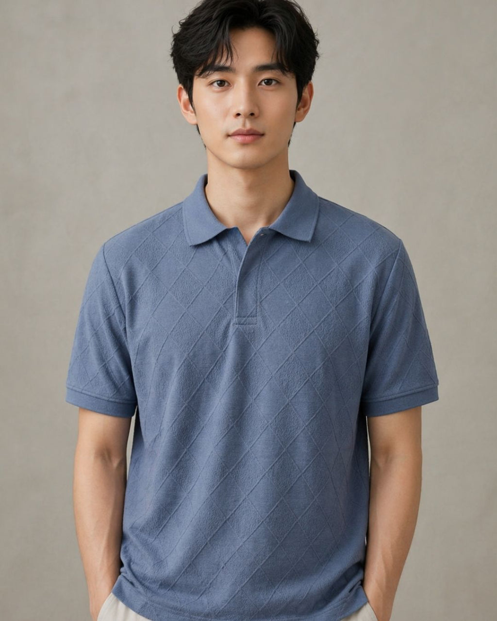 Crazybee<>Polo_DiamondBlue Polo