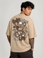 Pack of 2 Tshirt <> Blk_Spider & Bei_Smile