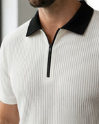 Crazybee _ Zipper Polo-