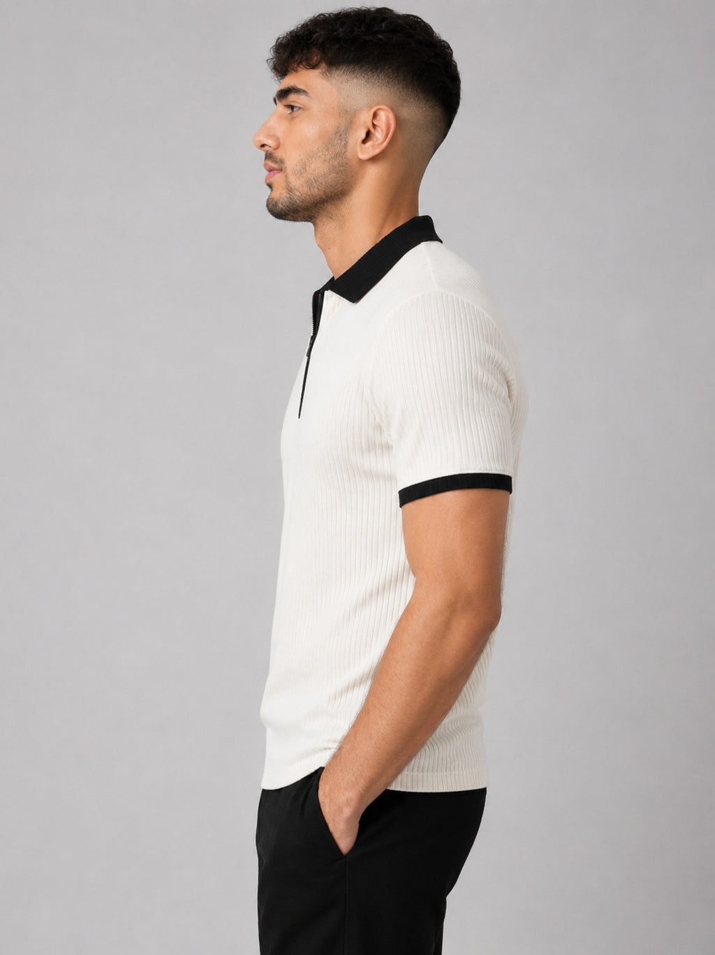 Crazybee _ Zipper Polo-