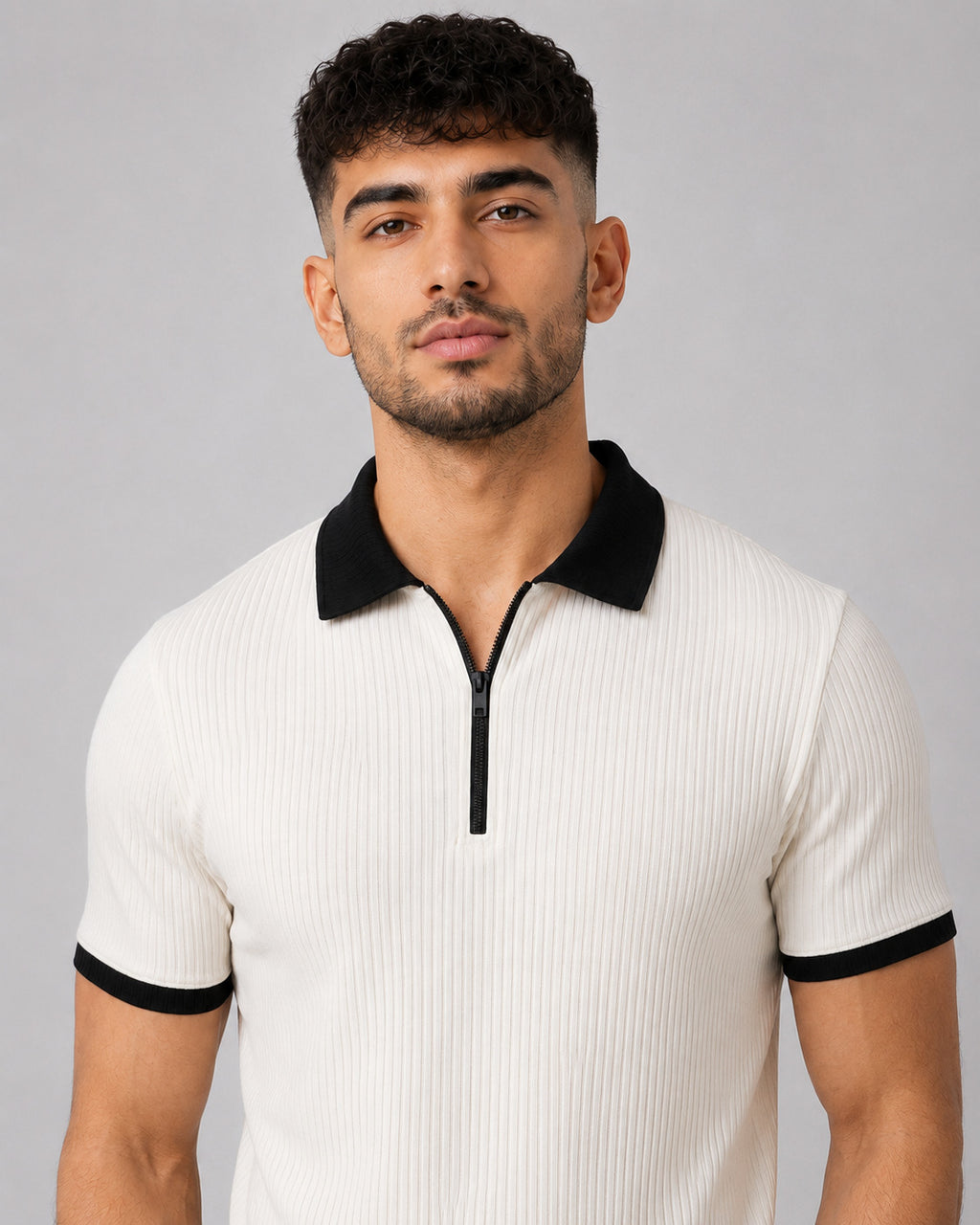 Crazybee _ Zipper Polo-