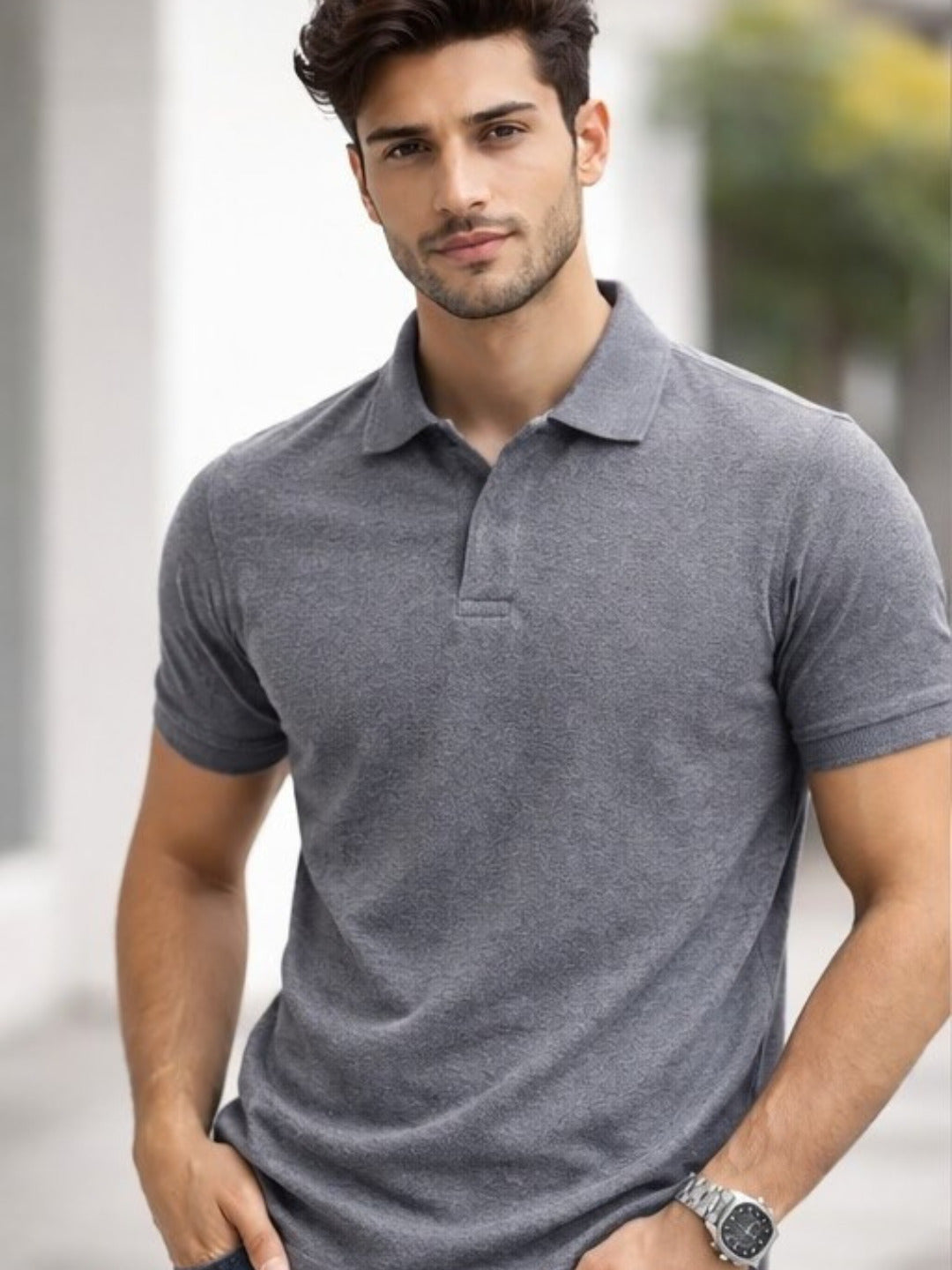 CrazybEE <> Matty_ Grey_Polo