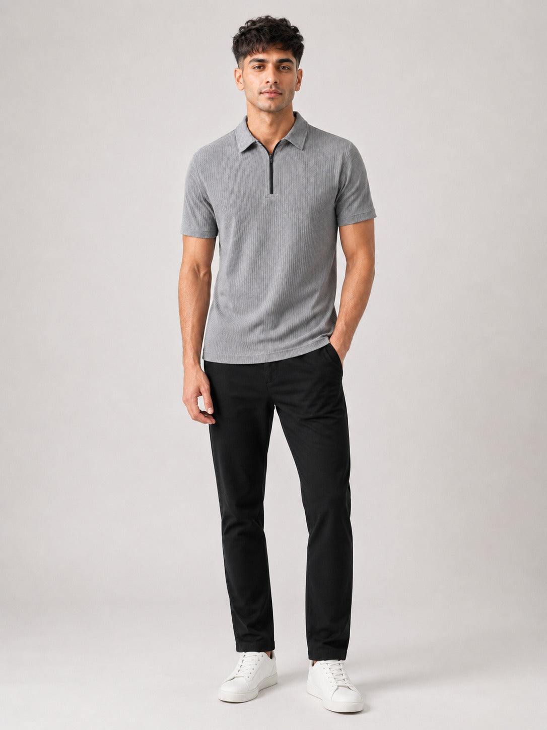 Crazybee _ Zipper Polo-