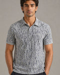 Crazybee <> jacquard -Grey-polo