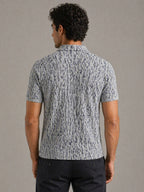 Crazybee <> jacquard -Grey-polo