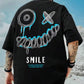 Down shoulder tshirts - Smile