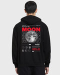 Crazybee Backprint Fleece - MOON NASA HOODIE