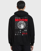 Crazybee Backprint Fleece - MOON NASA HOODIE