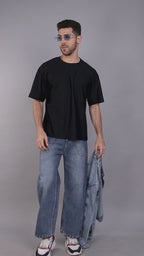 Oversize tshirt for Men Criss Cross Texture - Crazybee