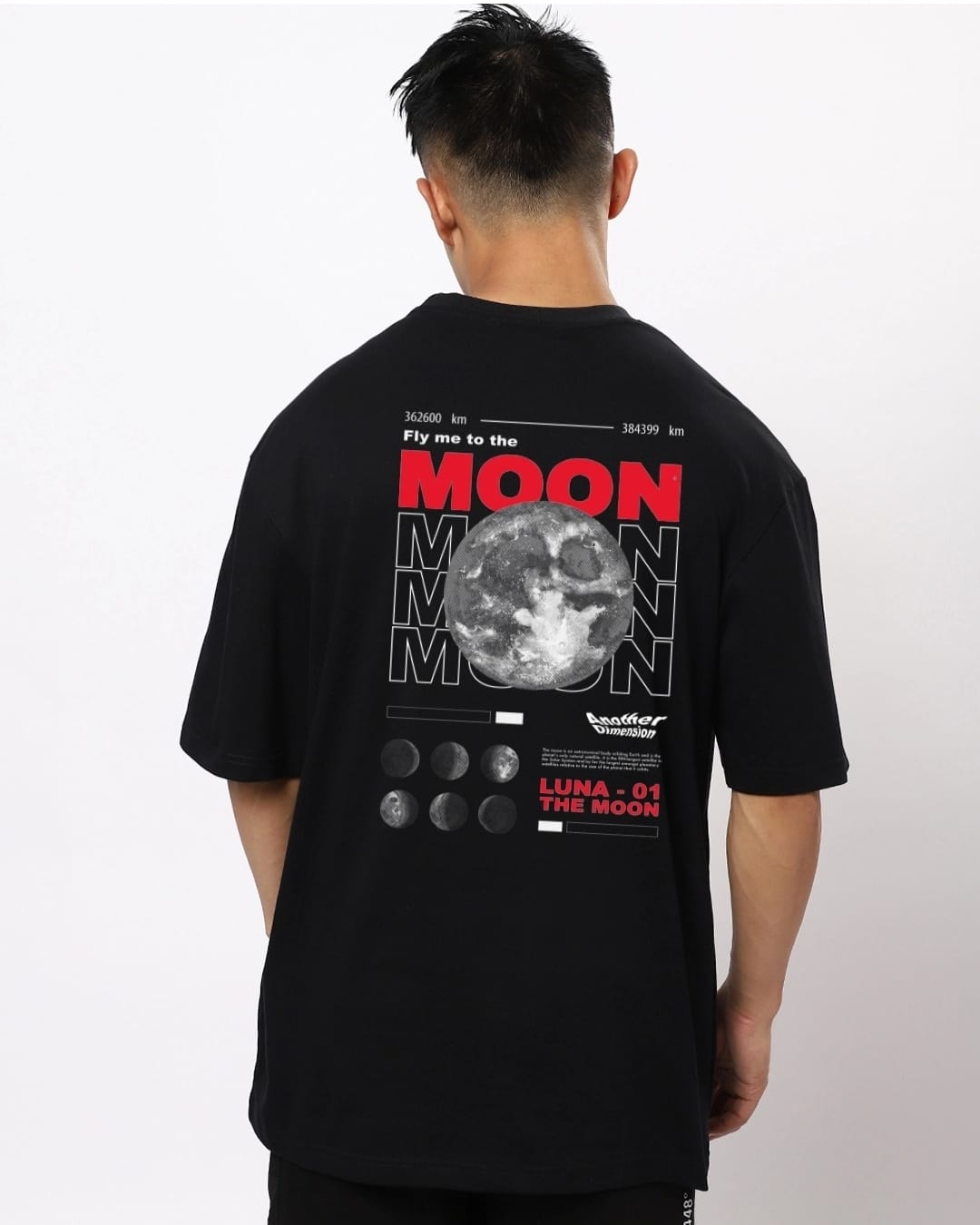 Oversized T shirt Down shoulder tshirts - MoonNasa