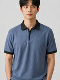 Zipper_Diamond_Blue/Black_Polo
