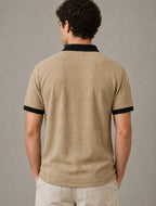Zipper_diamond_Beige/Black